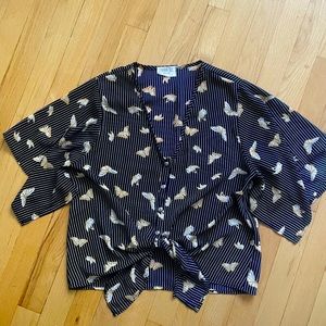 Sienna Sky Size Small blouse. Barely worn. Cute fun too with butterfly pattern